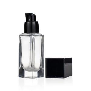 Quality Pump Head ETC Glass Liquid Foundation Bottles Recyclable Cosmetic Packaging wholesale