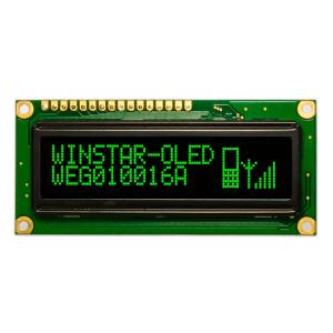 Quality 2.4'' 100*16 Dots Monochrome OLED Module Industrial/Medical Display WEG010016A wholesale
