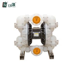 Quality Flange Connection 3 Inch Plastic Pneumatic Diaphragm Pump For Chemical Industry wholesale
