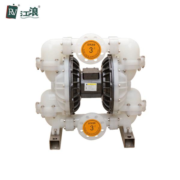 3 Inch Plastic Air Operated Diaphragm Pump For Dirty Water Chemical Flange