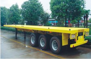 Quality 40 FT 3 axle flatbed container semi-trailer wholesale