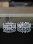 Oval Lab Grown Diamond Rings Emerald Cut Eternal Diamond Ring