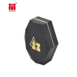 Gold Stamping Wedding Ring Presentation Box , 88g Hexagon Cardboard Box
