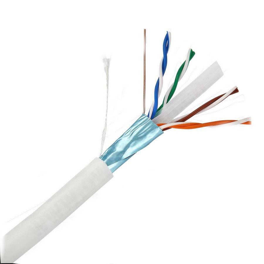 23AWG Polyethylene BC HDPE Cat6 SFTP Cable Pass Fluke Outdoor Cat6 Cable