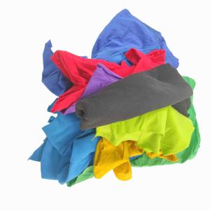 Quality Marine Cleaning 30x55cm T Shirt Cut Mixed Cotton Rags wholesale