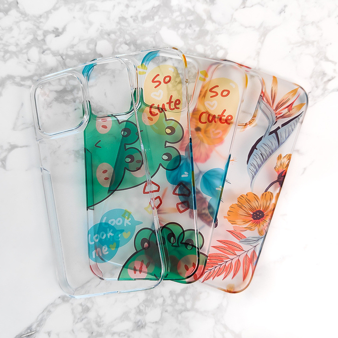 Transparent Shockproof Blank 3D Sublimation PC Coated Phone Case For IPhone 14 15 16