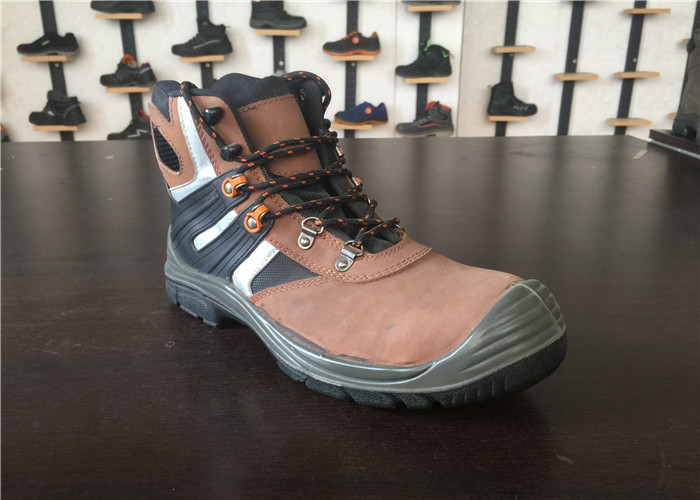 Mass Production Leather Safety Shoes Oil Resistant For Mining CE Certificated