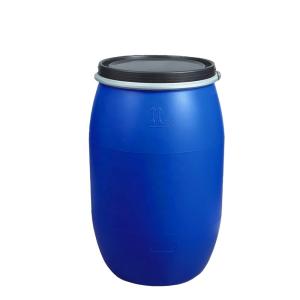 Quality Cylindrical Blue Chemical 200l 55 Gallon Plastic Drum 585*970mm 9kg wholesale
