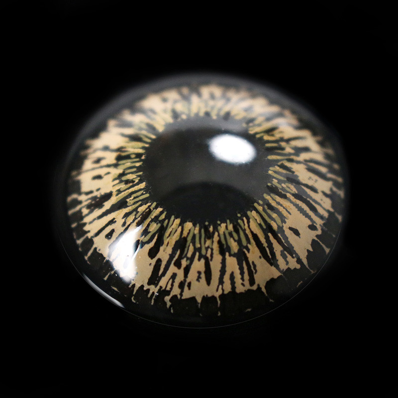Cosmetic Pink Hazel Grey Lens Colour 14.2 Mm For Light Eyes