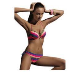 Popular Women Sexy Bandage Lace Padded Bra Beach Halter Bikini Set Swimwear