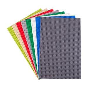 Quality ABS 32*48 colorful small particles floor city scene street baseplates building blocks wholesale