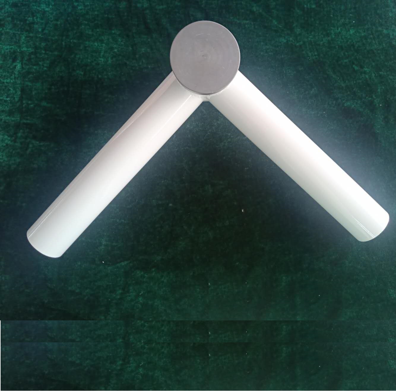 90 Deg. Twin Spoke Pole Top Mount Bracket with Single-side Structure and Any Color
