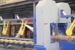 Twin Vertical Band Saw Machine / Industrial Equipment Log Twin Vertical Band Saw
