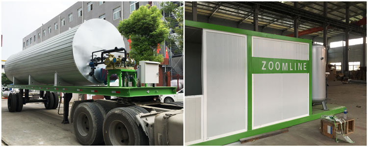 China Supplier Hot Mix Mobile Asphalt Station, 1000kg/Batch Mobile Asphalt Plant