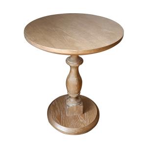 Quality Round Shaped Modern Wood Coffee Table , Solid Wood Dining Table wholesale