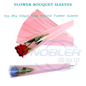 Quality Waterproof Flower Bouquet Sleeves Plastic Flower Wrapping Sleeve wholesale