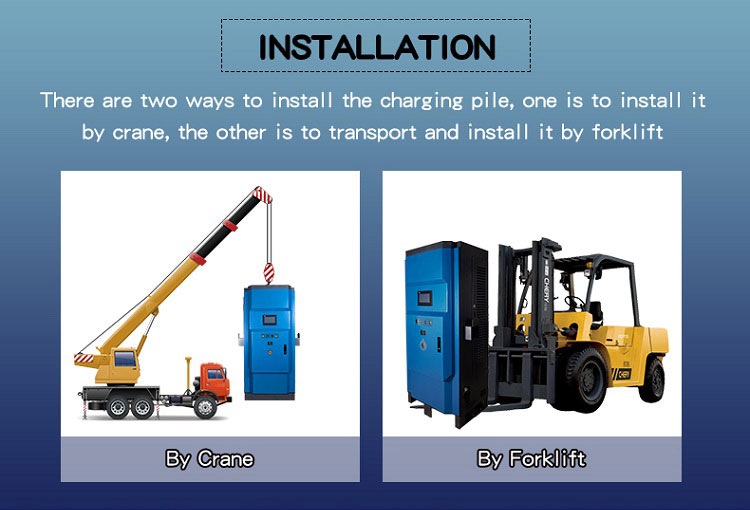 180KW CCS GBT Commercial Electric Vehicles DC EV Charging Stations Fast EV Charger Output Voltage Range 200-1000V Optional