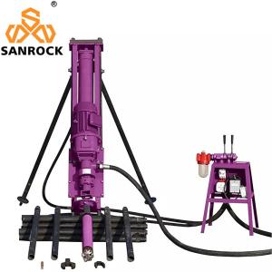 Quality Mining Rock Drilling Rig Portable Hydraulic Pneumatic Rotary Blas Thole Drill Rig wholesale