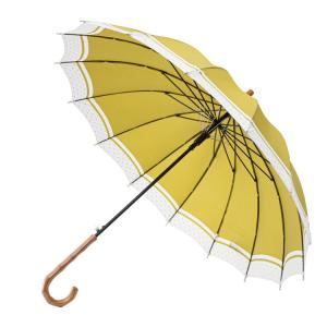 Quality 16K J Shape Curve Rattan Handle Straight Umbrella wholesale