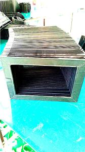 Quality Heat-sealed &amp;folded bellows fabric +PVC for fiber laser machine wholesale