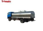 Professional Dairy Processing Equipment Milk Tanker Truck 3-40 Cubic Volume