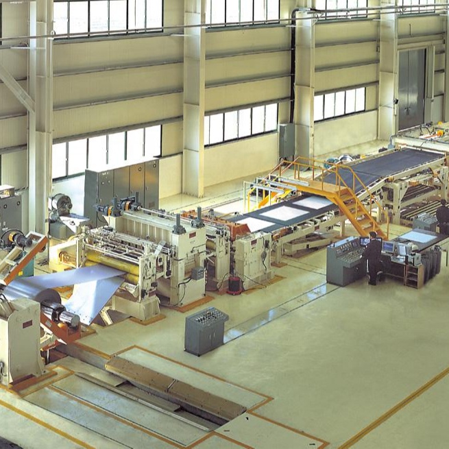 Mobile Shear Production Line For High Precision Leveling 28T Coil Weight