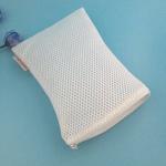 Underwear Washing Mesh Laundry Bag Folding Mini Size White Color Label Logo