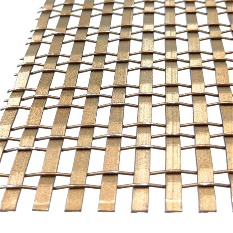Even Flat Ceiling Lighting decorative mesh screen Hanging Curtain Plain Weave