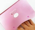 12w led nail lamp time set 30s 60s 90s pink black silver