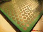 Hexagonal Punched Hole Shale Shaker Screen Steel Framed