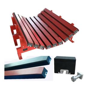 China Conveyor Roller Support Slider Impact Bed Impact Bars 3 Legs 4 Legs Support on sale
