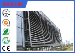 Quality 6000 Series External Aluminium Louvres , Durable Extruded Aluminium Sun Louver wholesale