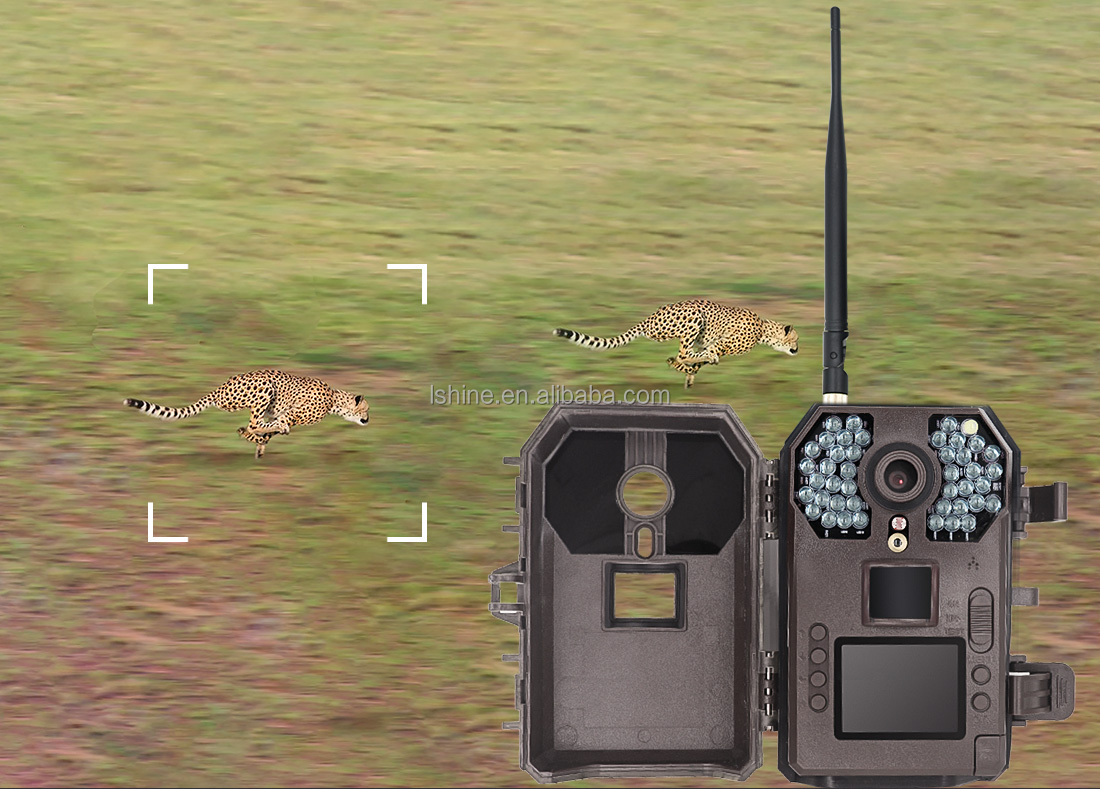 16MP Image 1080P FHD IP66 Waterproof Trail Cam 4G Cellular Game Camera