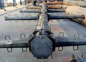 Quality Electricity Tubular Transmission Tower Galvanized / Painted Surface Silver Color wholesale