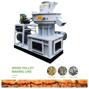 Quality 450 Model Wood Pellet Mill Machine 1000kg/H Vertical Ring Die Pellet Mill Biomass wholesale