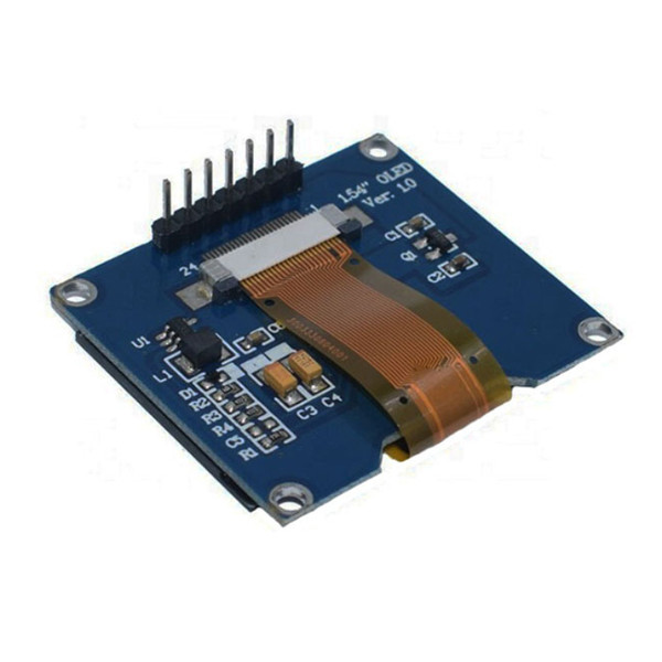 1.54-Inch OLED Display Module - 128x64 Resolution, SPI Interface, High Contrast, Low Power Consumption