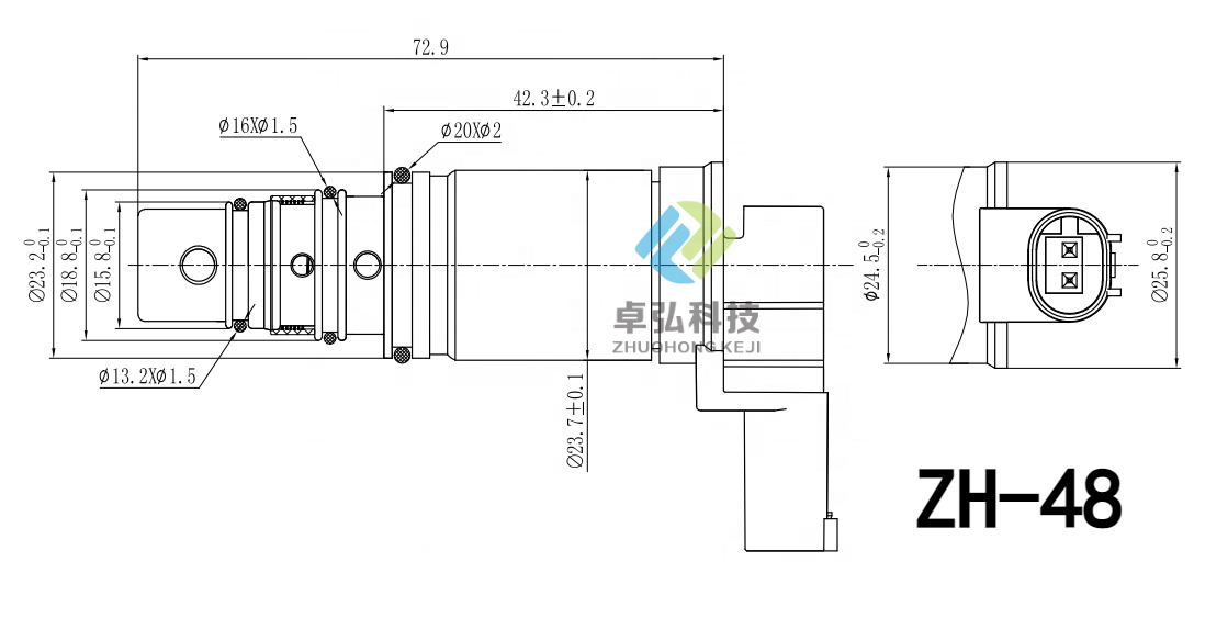 ZH-48 Compressor Control Valve Automotive Air Conditioner Parts for BMW Car Model