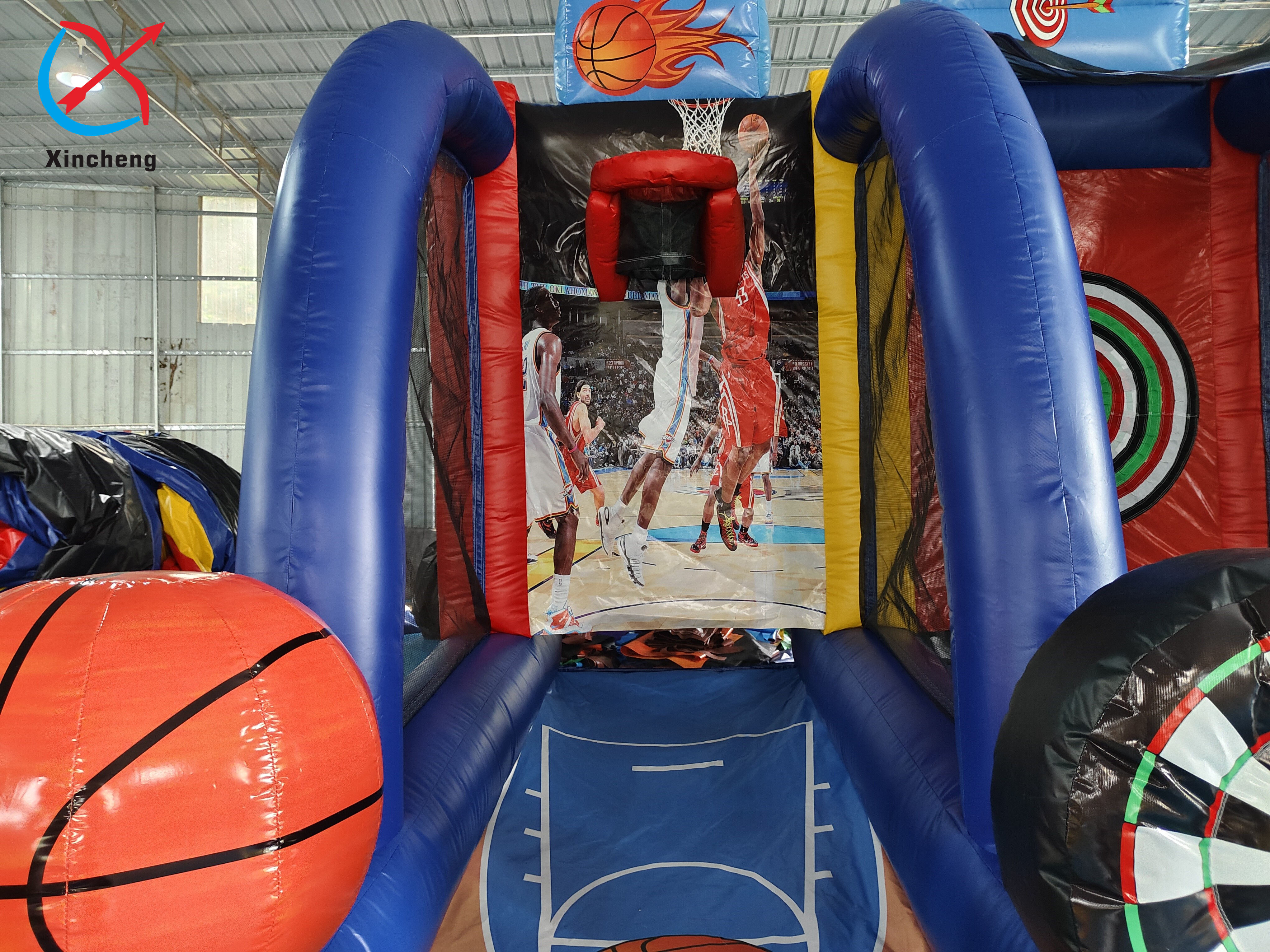 Commercial ODM/OEM Outdoor Interactive Inflatable Sport Game Inflatable Ball Shot Game