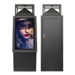 360 Degree Transparent LCD Display Plus 32inch Touch Naked Screen