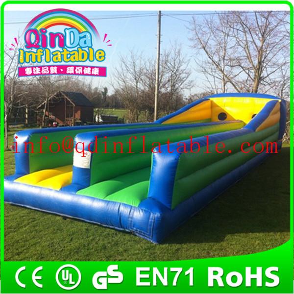 Inflatable obstacle course inflatable running bungee run sport bungee run for