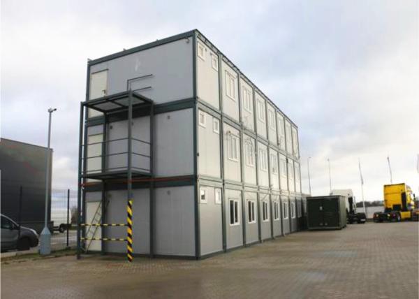 Customized Flat Pack Container House , Flexible Assembly Flat Pack Modular