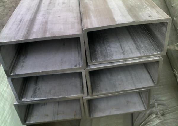 Cheap Square / Rectangular Seamless Stainless Steel Pipe DIN17456 / DIN17458 for sale