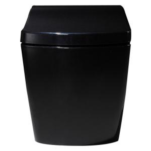 Quality Full Black Intelligent One Piece Toilet Warm Water Washing wholesale