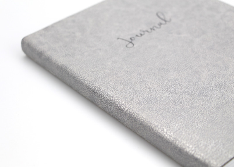 Silver Custom Journal Printing Rectanular Oval Other Special Shape Perfect Edition