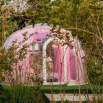 Waterproof PC Transparent Clear Bubble Tents With Curtain