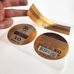 Quality Red Wine Tequila Brandy Label Beer Juice Coffee Wine Stickers For Bottles wholesale