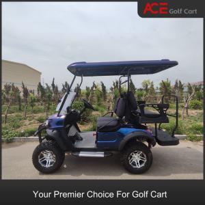 Quality 4kw Motor Motorized 4 Seat Golf Cart 80km Range 12 Inch Electric Tour Car wholesale