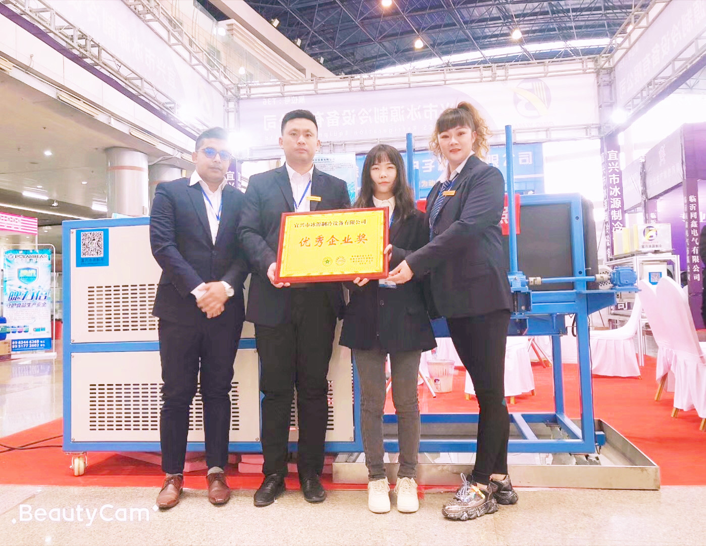 Air Cooling 7T 35mm Ice Tube Maker Machine , Stainless Steel Ice Maker