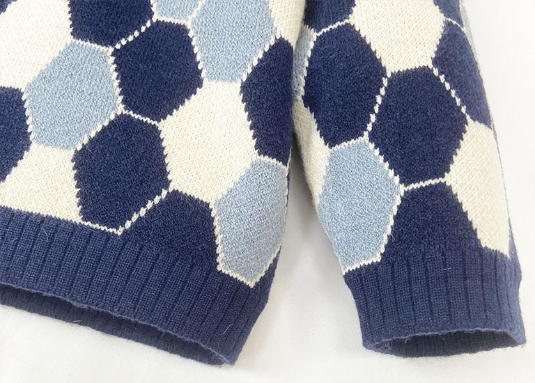 China Vendor Custom jacquard knitted pattern design pullover Baby boy sweater