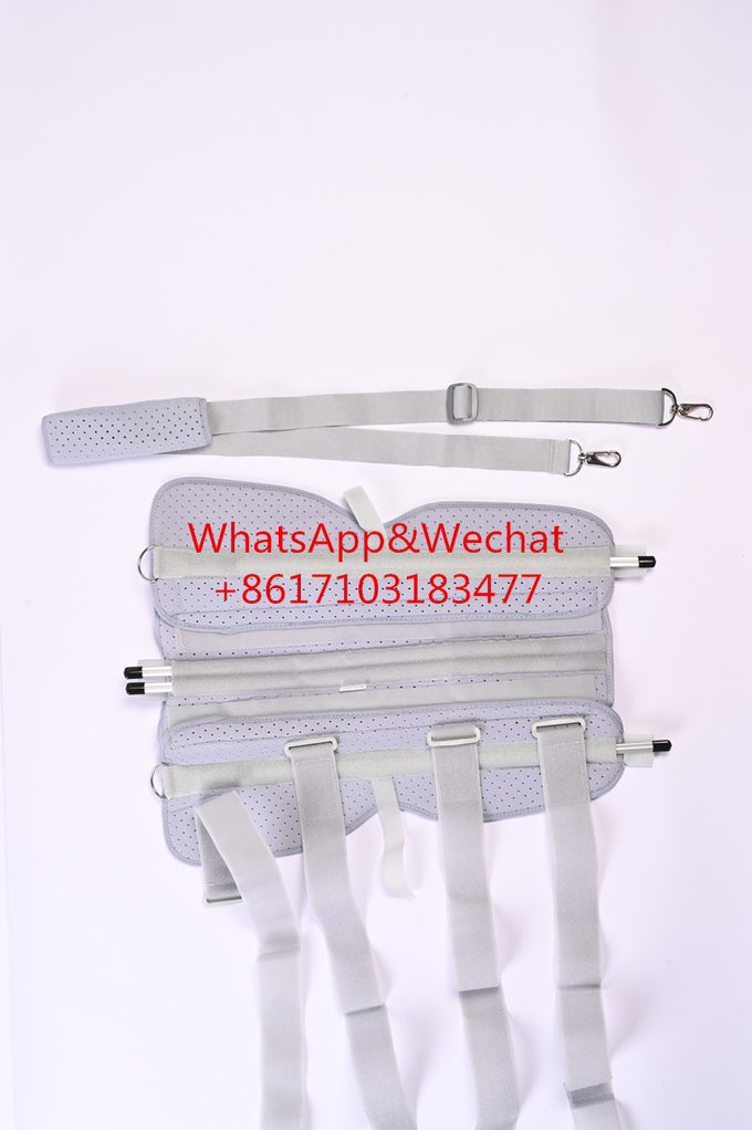 Orthopedic and Rehabilitation Adjustable Tri-Penel Knee Immobilizer with 4 Aluminum Bars